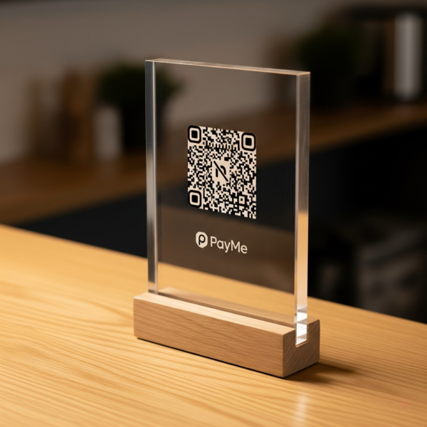 亞克力 QR 收款座